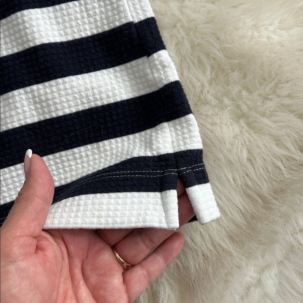 Talbots Black and White Striped Top - Picture 7 of 8